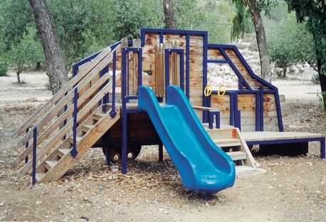 Wooden play facilities at KKL-JNF forests. KKL-JNF Photo Archive Wooden play facilities at KKL-JNF forests. KKL-JNF Photo Archive