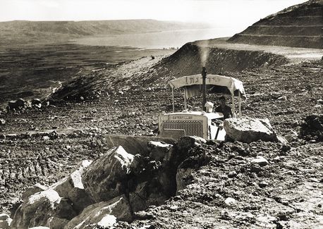 Widening the Jordan. KKL-JNF Photo Archive Widening the Jordan. KKL-JNF Photo Archive