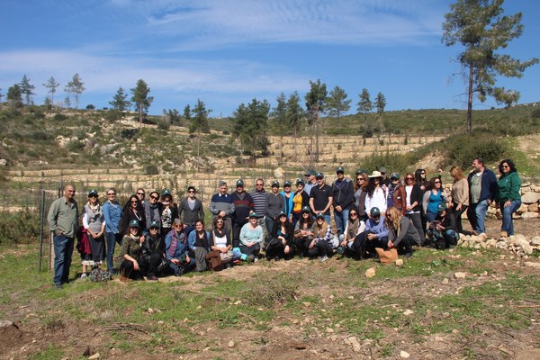 Resource Development and PR Divison at the Carmel Terraces, February 2016. Photo: Astar Hazan