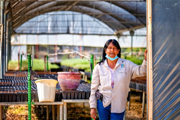Ahuva Daniel, Deputy Director of KKL-JNF’s Eshtaol Nursery. (Photo: Bonnie Scheinman, KKL-JNF Photo Archive)