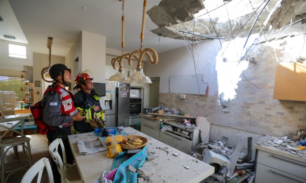 House in southern Israel damaged during "Gurdian of the Walls" operation. (Photo: Edi Israel, Flash90)