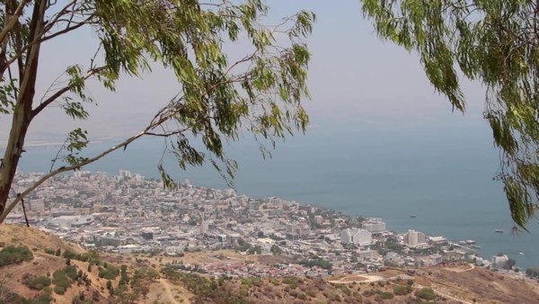 View of Tiberias from Switzerland Forest. (Photo: KKL-JNF Photo Archive)