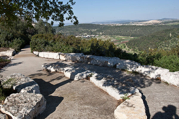 The HaHipushiyot (Beetles) Observation Point at Nofit. Photo: KL-JNF Archive
