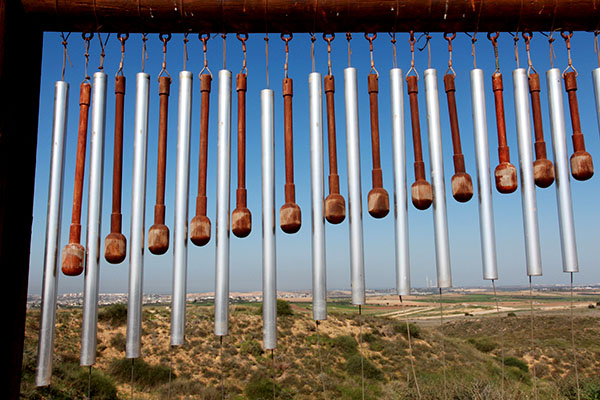 Assaf Siboni Scenic Lookout by Kibbutz Nir Am. KKL-JNF Photo Archive