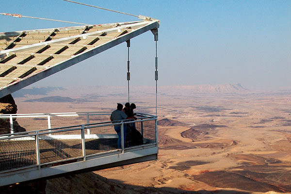 The Terrace Lookout in Mitzpe Ramon. KKL-JNF Photo Archive