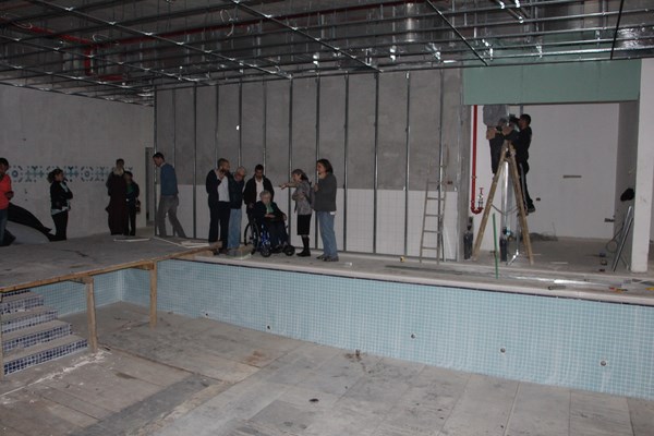 Ezra LeMarpeh center under construction. Photo: Yoav Devir Ezra LeMarpeh center under construction. Photo: Yoav Devir