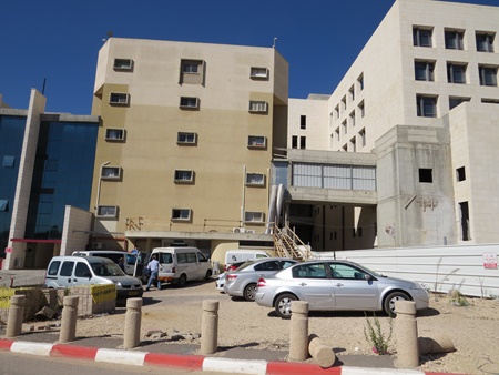 Site of future square for the Emek Medical Center in Afula. Photo: KKL-JNF Photo Archive