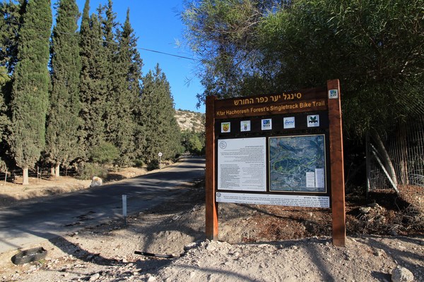 New Kfar HaHoresh bicycle trail brings the forest closer to people. Photo: Yaakov Shkolnik 