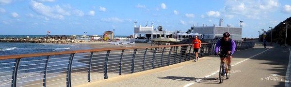 The Jim Spatz Bicycle Trail in Tel Aviv. Photo: Yoav Devir