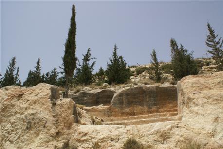 Archeological site in Pisgat Zeev Forest. Photo: Dr Yossi Spanier.