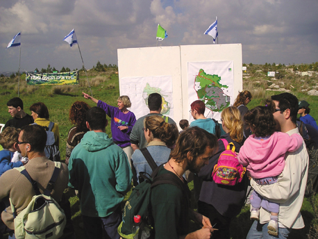 Public participation in the establishment of community forest. Photograph: Moshe Sheler