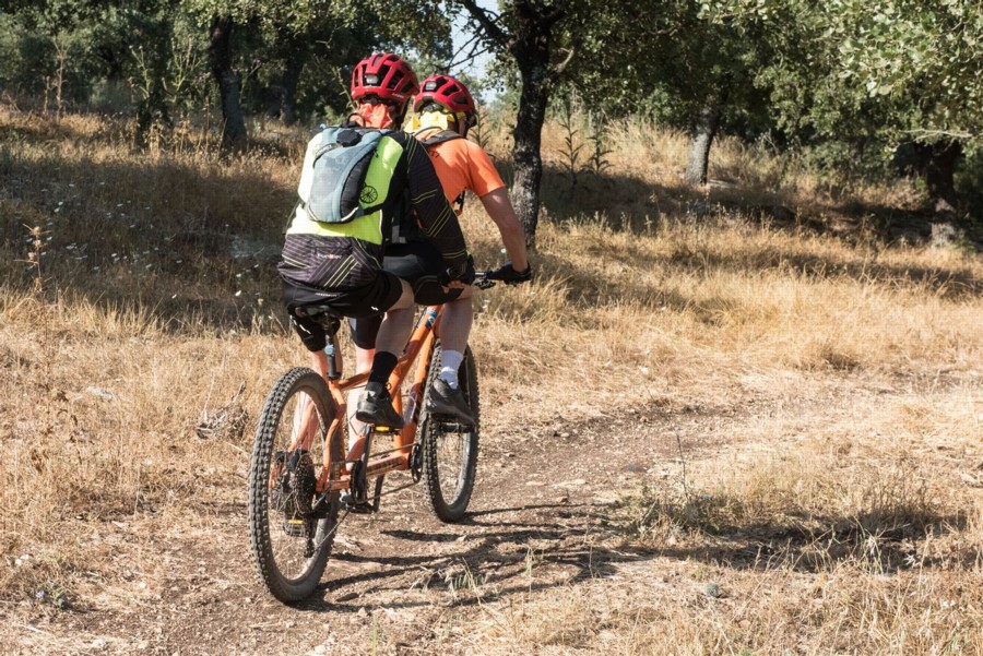 Inauguration of the Givat Hatzir accessible bike path, May 2022. Photo: Dennis Zinn, KKL-JNF Photo Archive