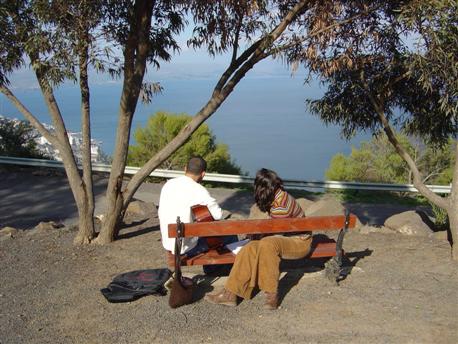 A view over the Kinneret. Photo: Michael Huri