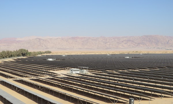 Solar field in Kibbutz Ketura. Photo: Yoav Devir