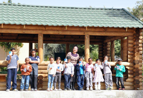 Class activity in an open classroom. Photo: Ancho Gosh, KKL-JNF Photo Archive

